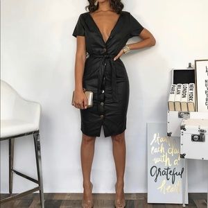 Midi Black Dress